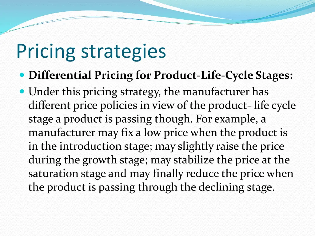 pricing strategies 9