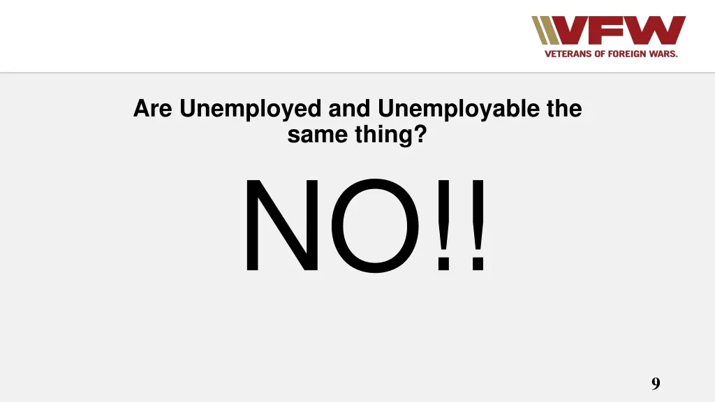 are unemployed and unemployable the same thing no