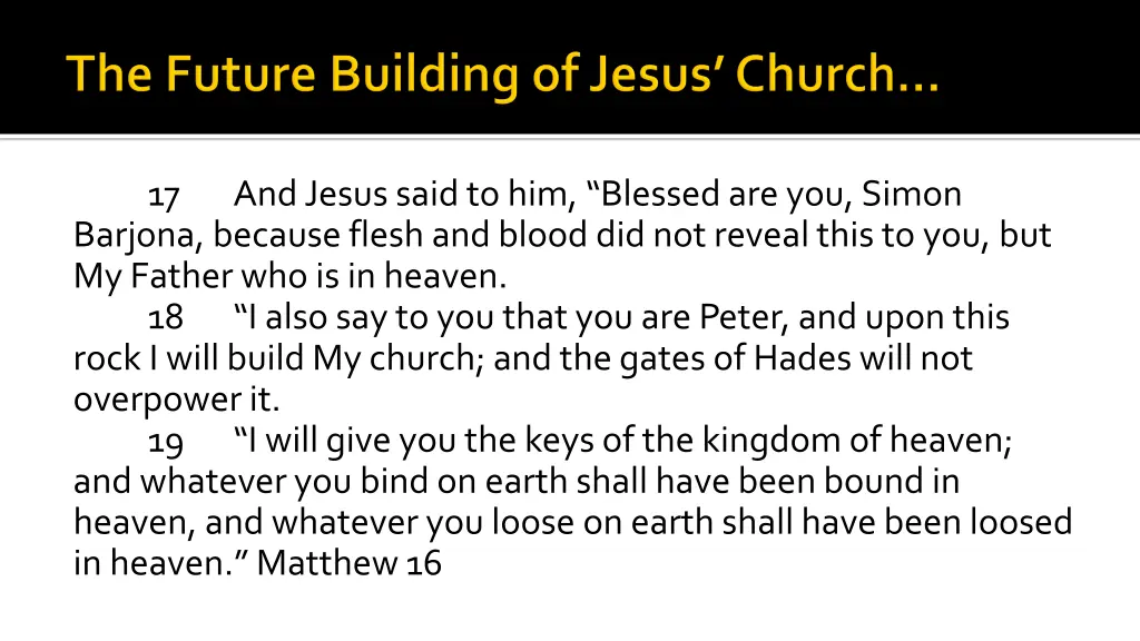 and jesus said to him blessed are you simon