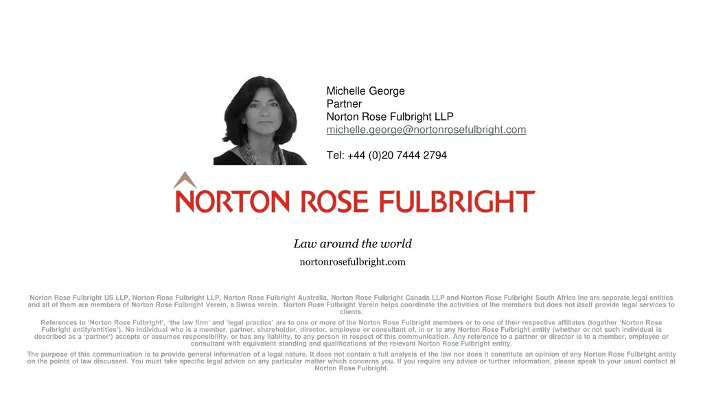michelle george partner norton rose fulbright