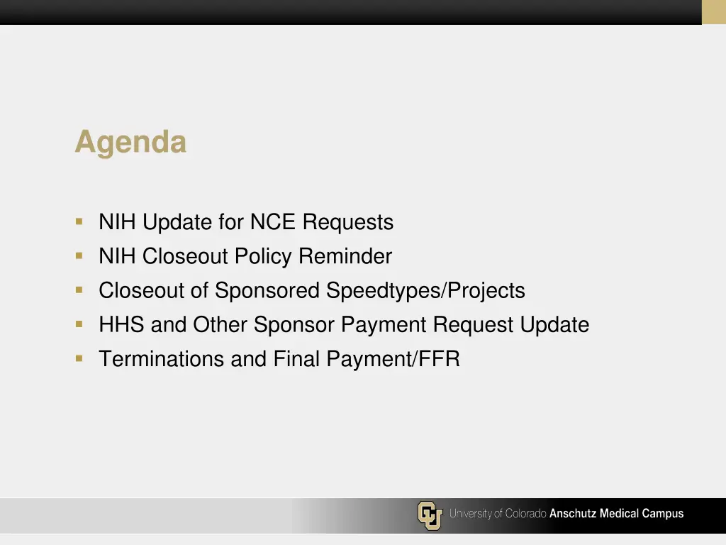 agenda