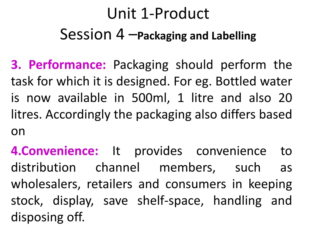 unit 1 product session 4 packaging and labelling 5