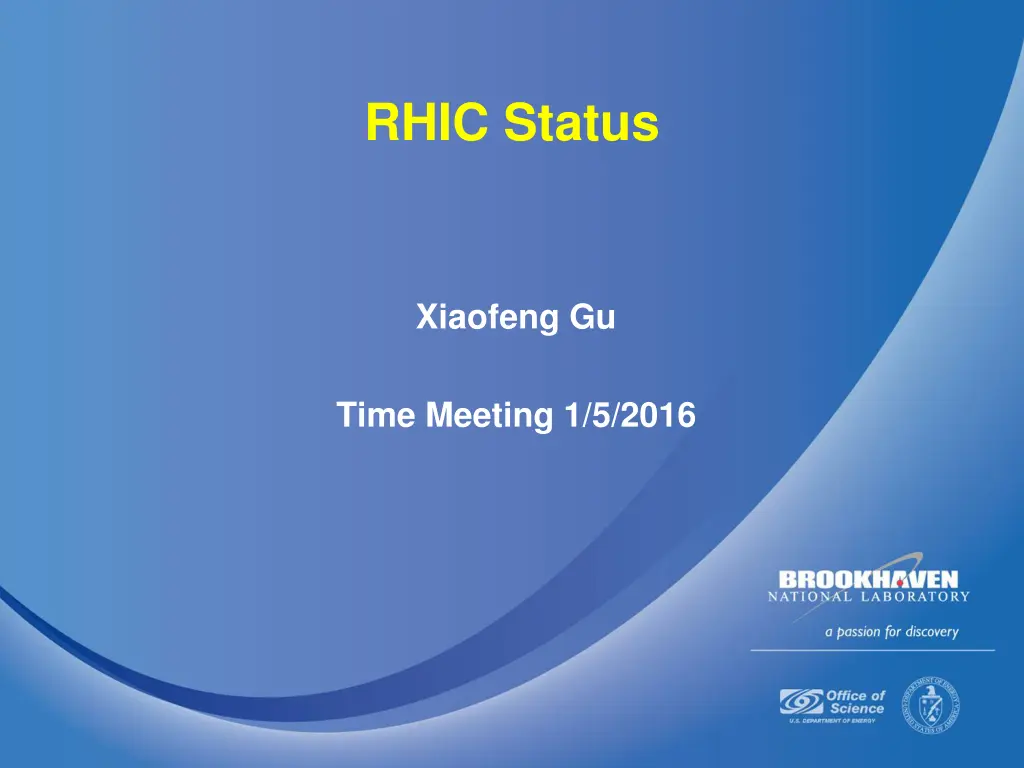 rhic status