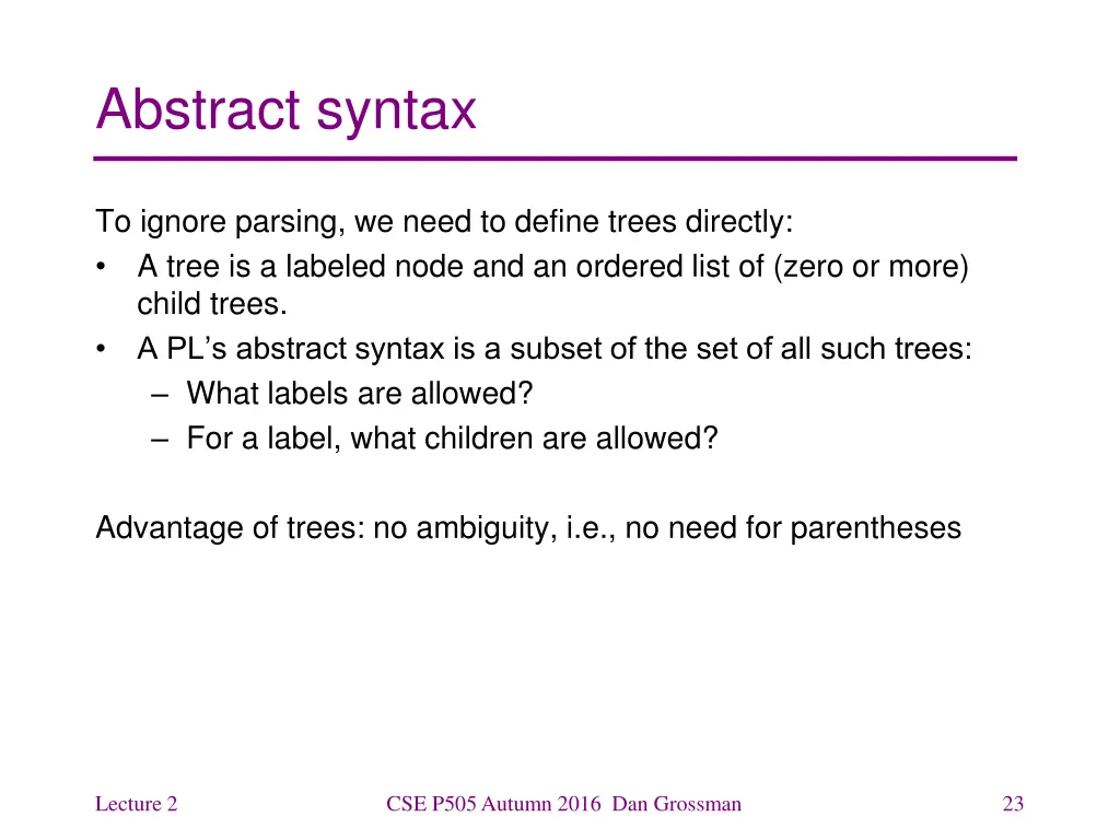 abstract syntax