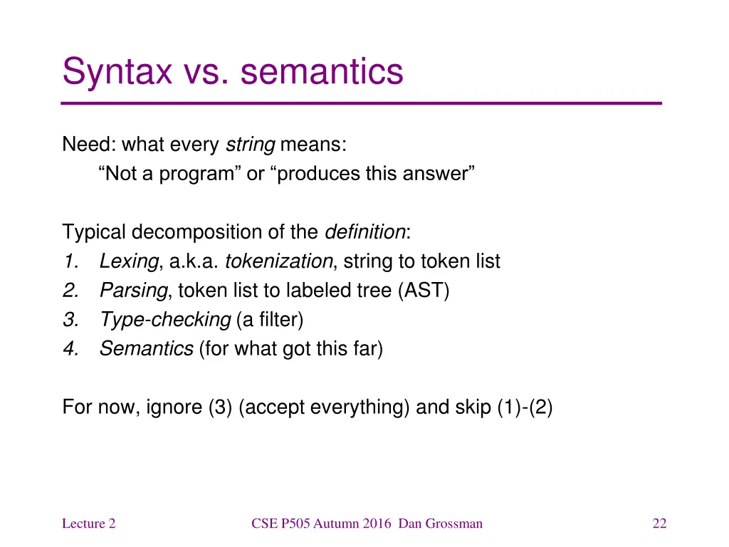 syntax vs semantics