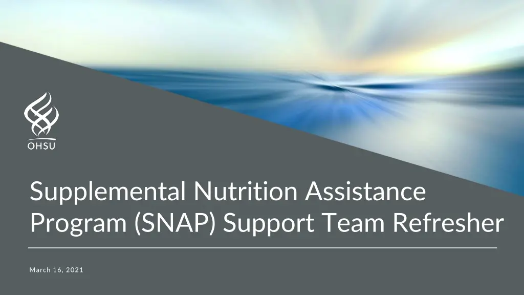 supplemental nutrition assistance program snap