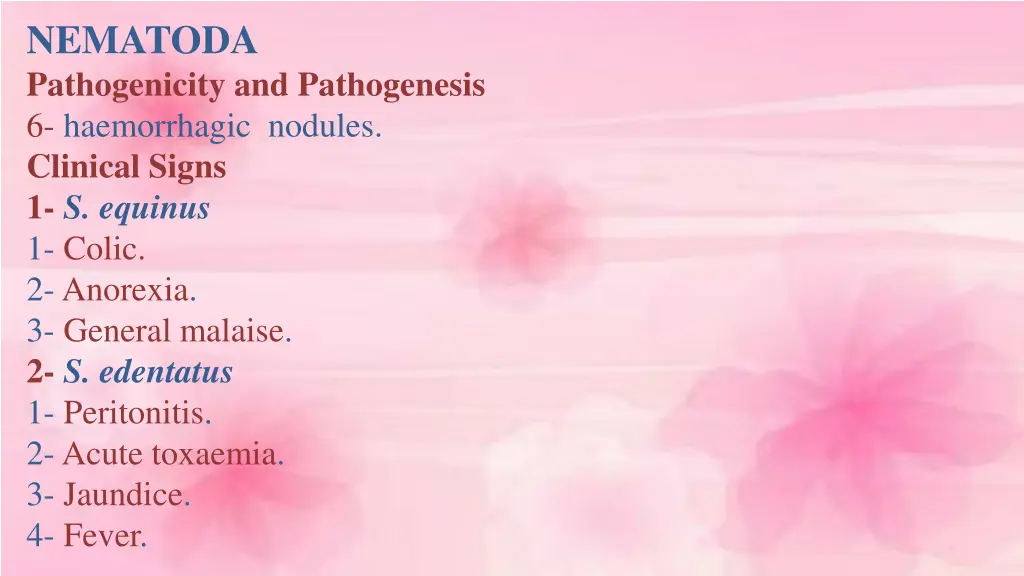 nematoda pathogenicity and pathogenesis 1