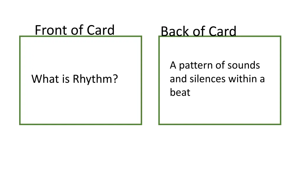 front of card 13