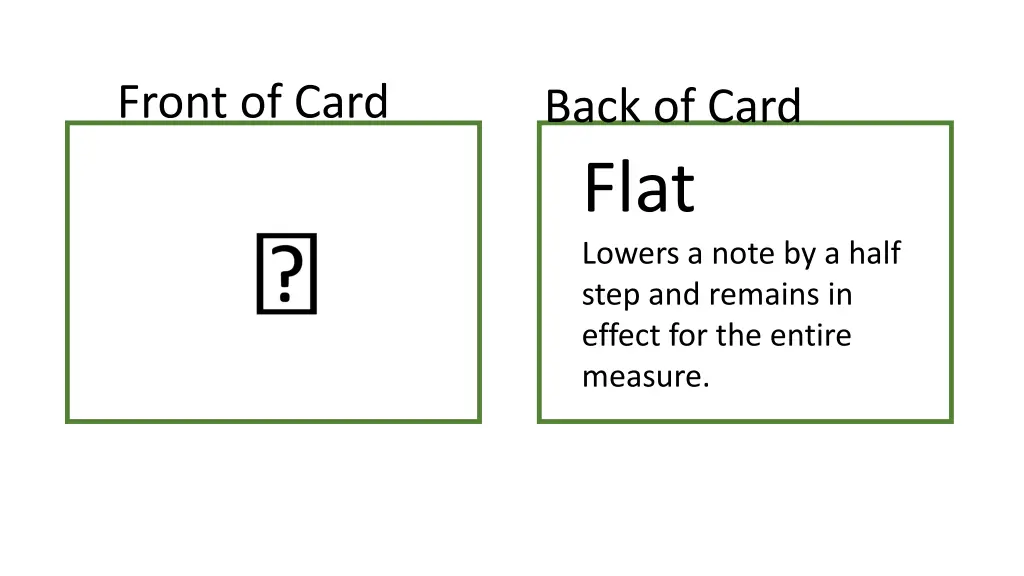 front of card 23