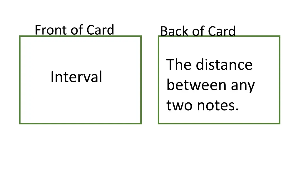 front of card 25