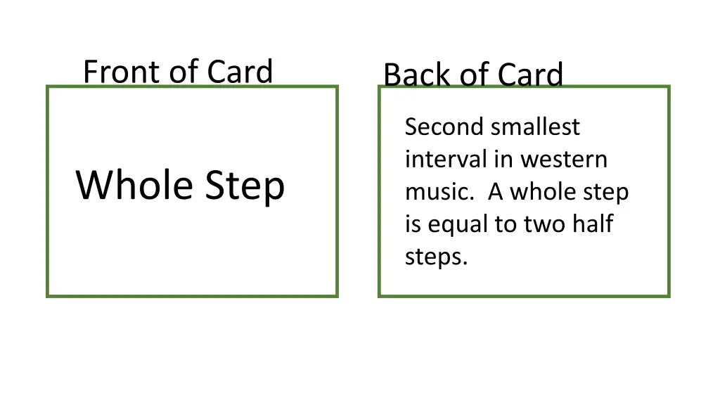 front of card 27