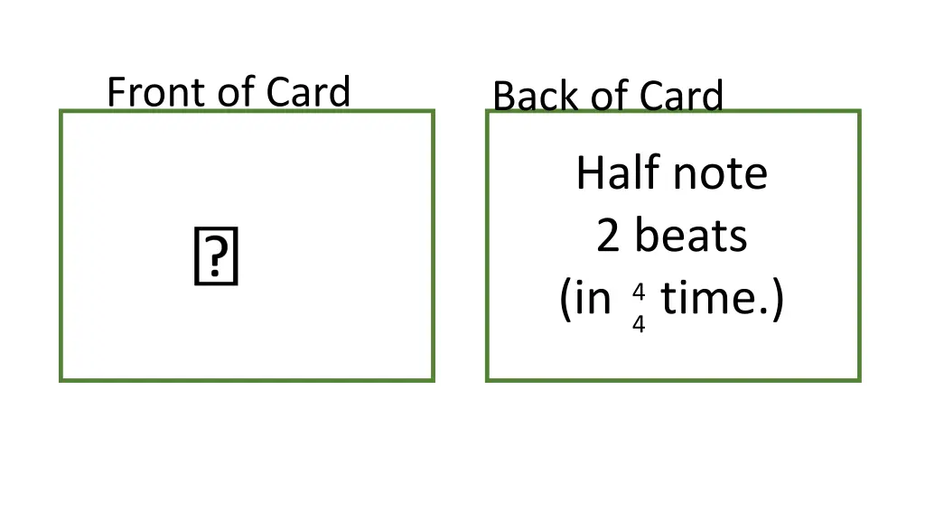 front of card 29