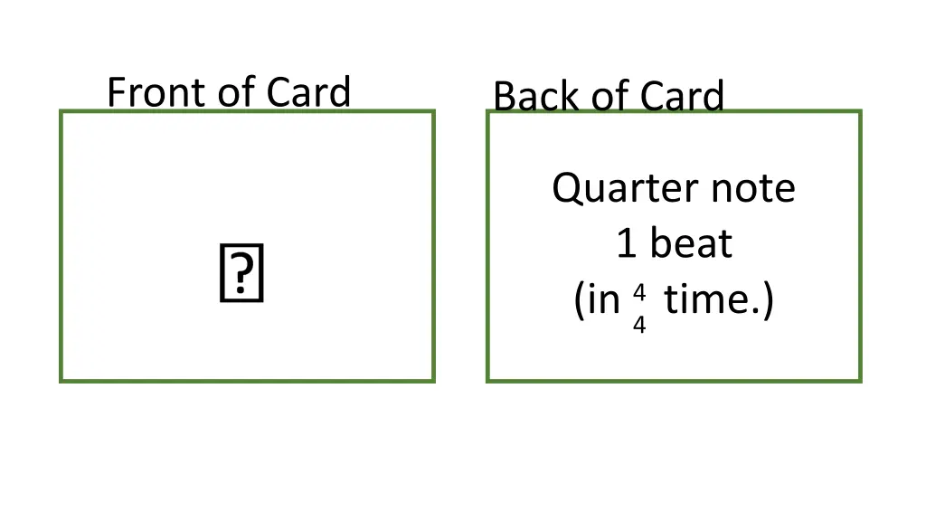 front of card 31