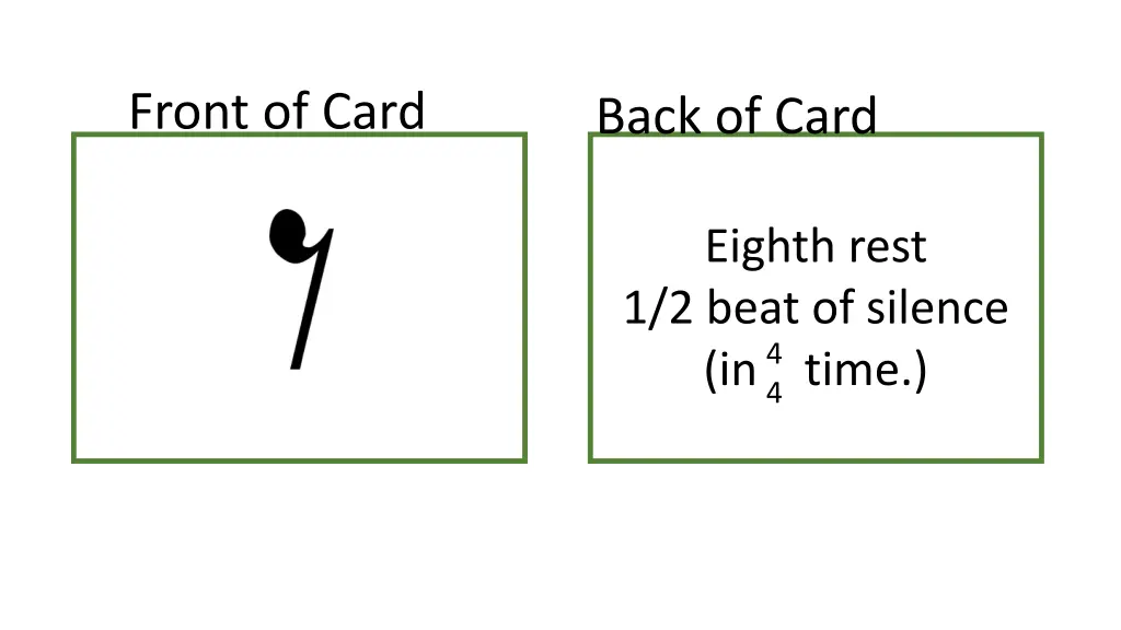 front of card 42
