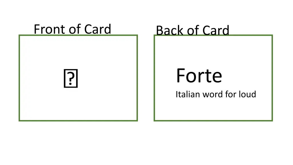 front of card 45