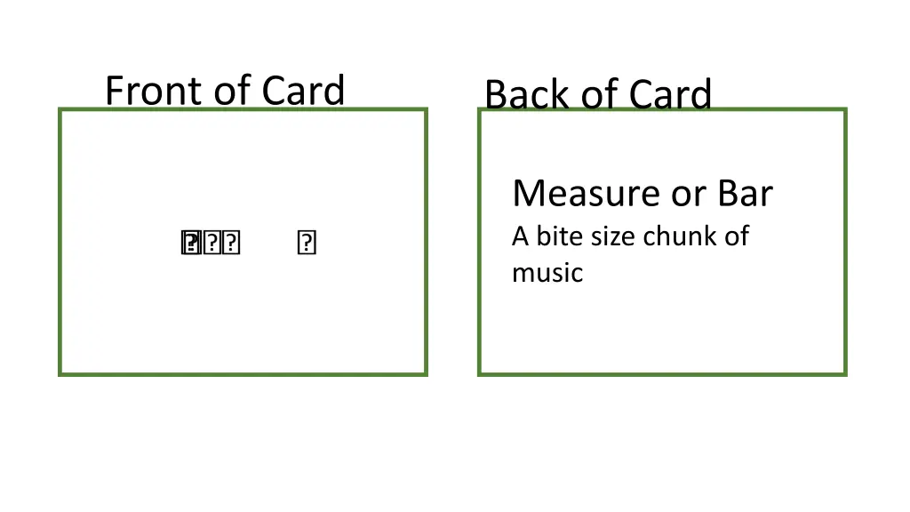 front of card 7