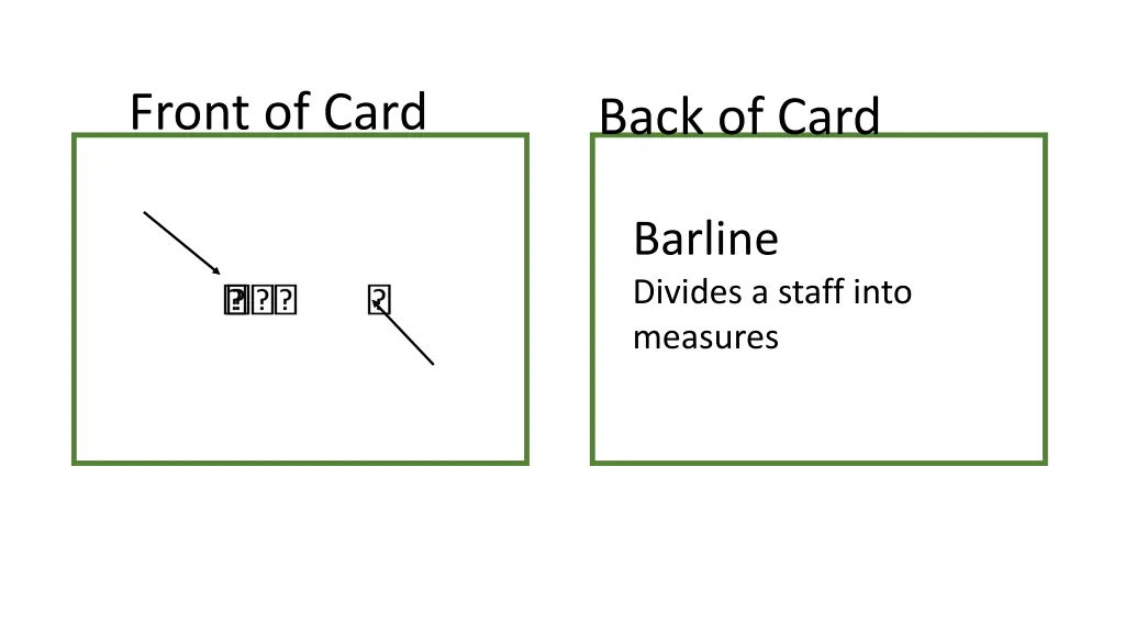 front of card 8