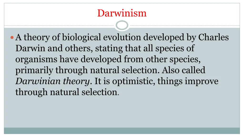 darwinism