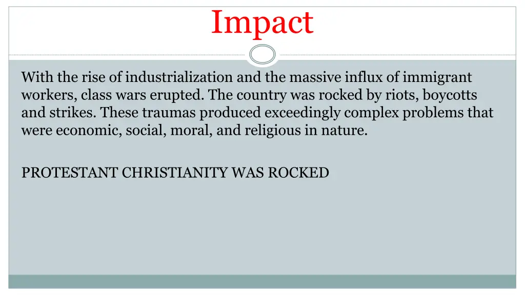 impact