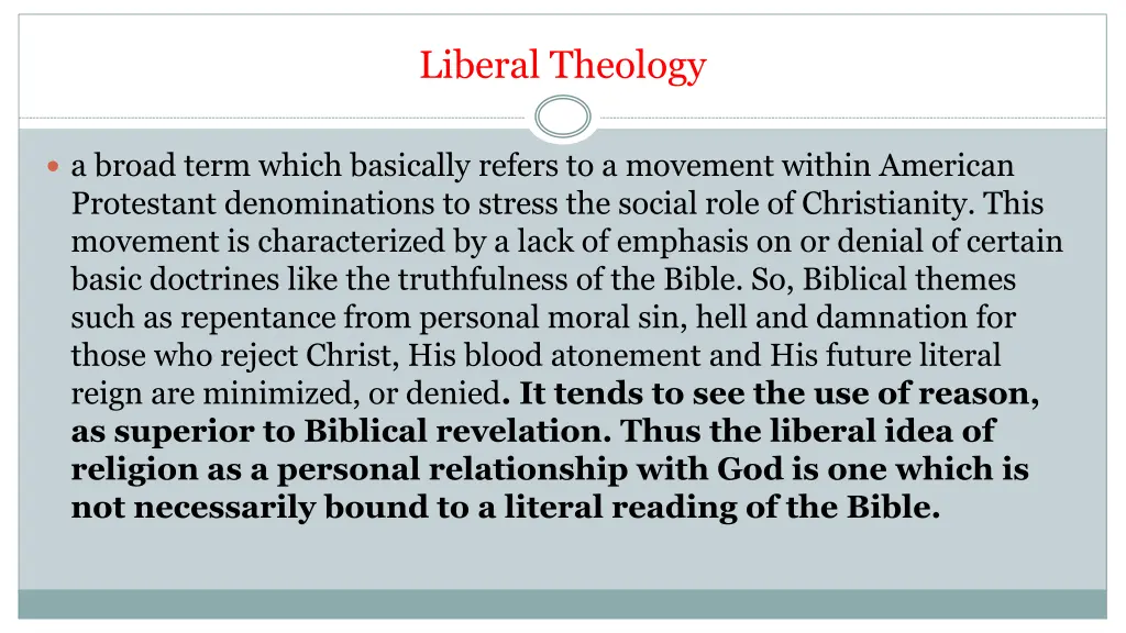 liberal theology