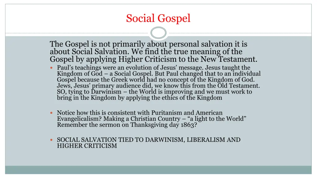 social gospel 1