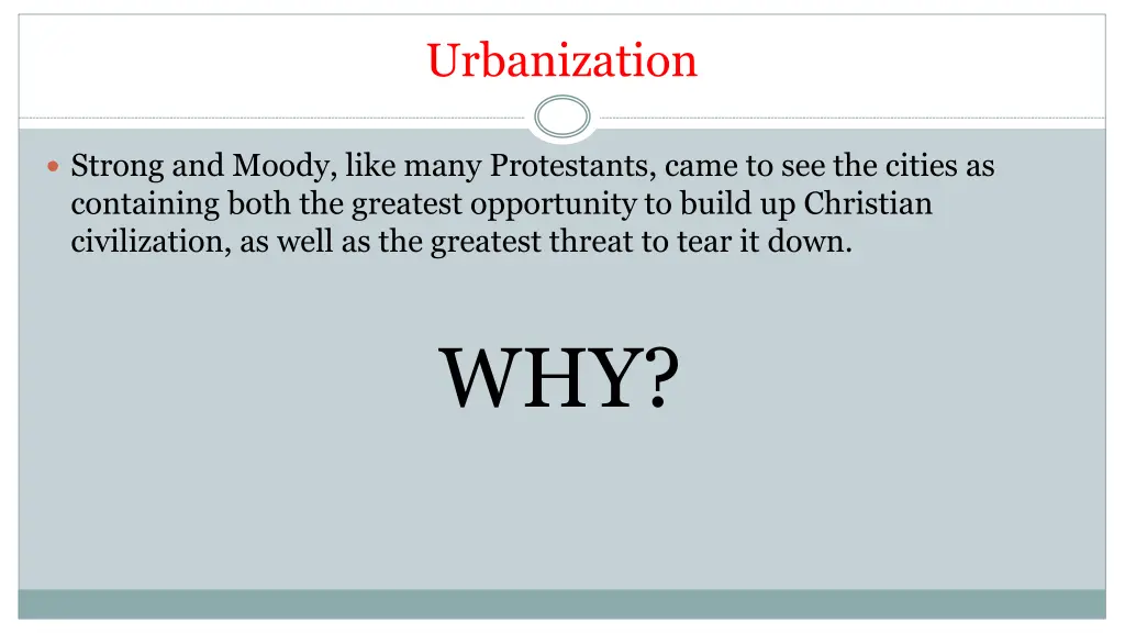 urbanization 1
