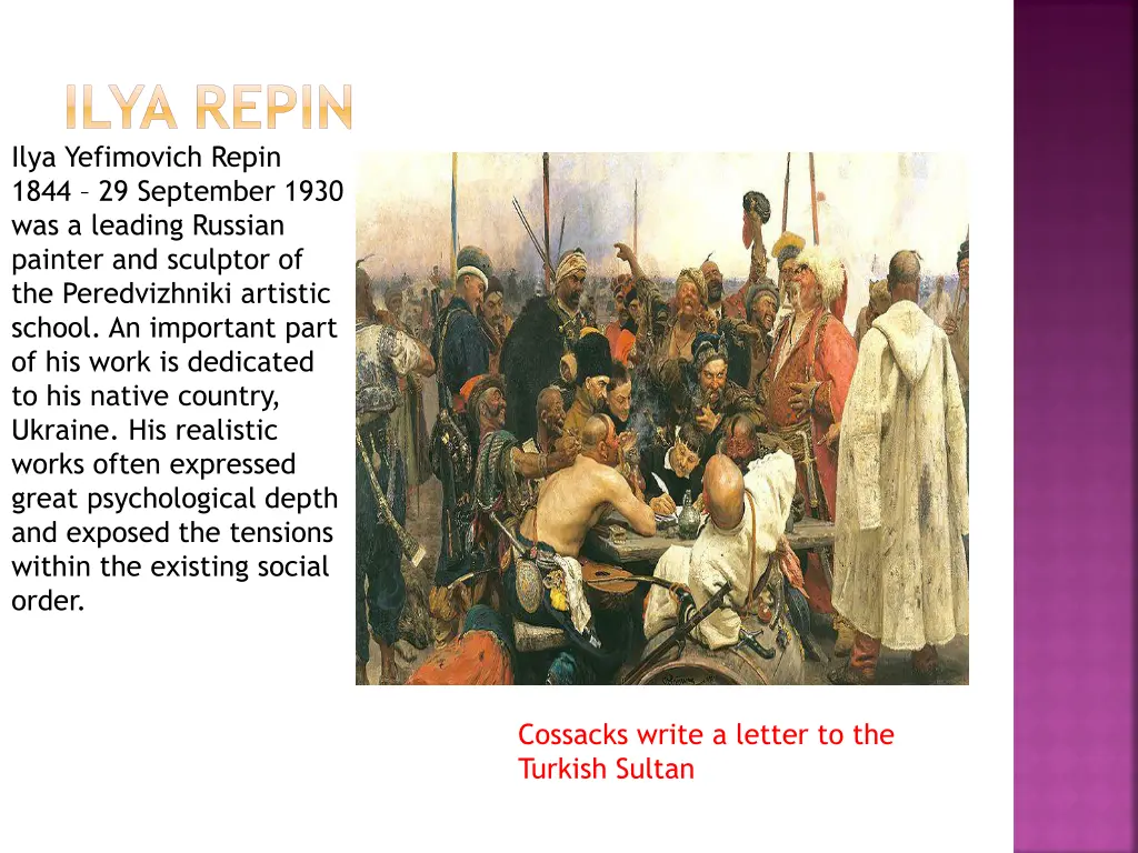 ilya repin ilya yefimovich repin 1844