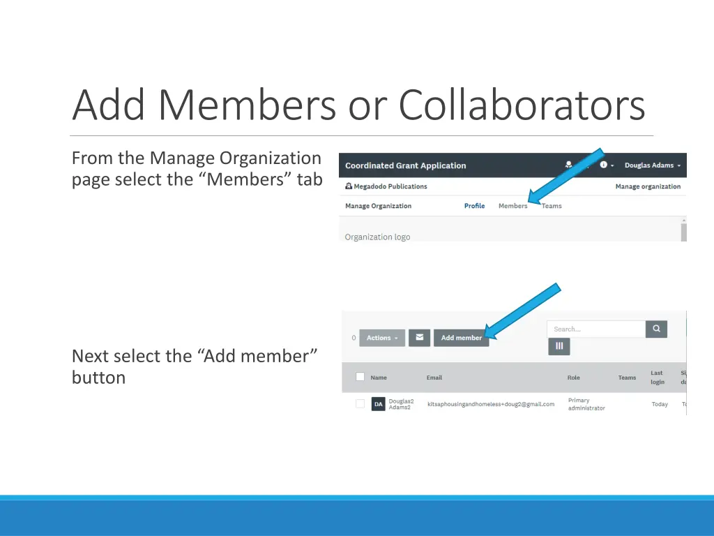 add members or collaborators 1