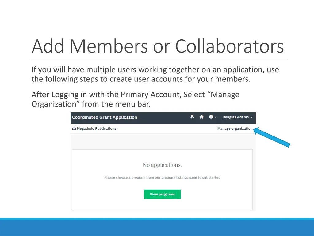add members or collaborators