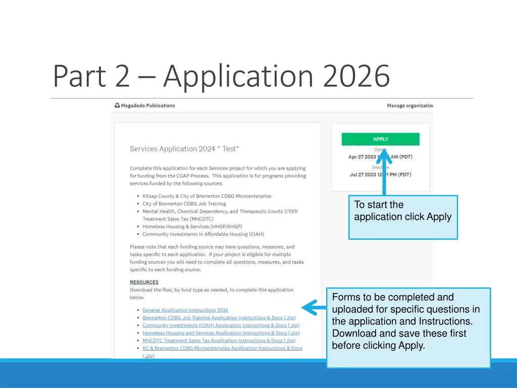 part 2 application 2026