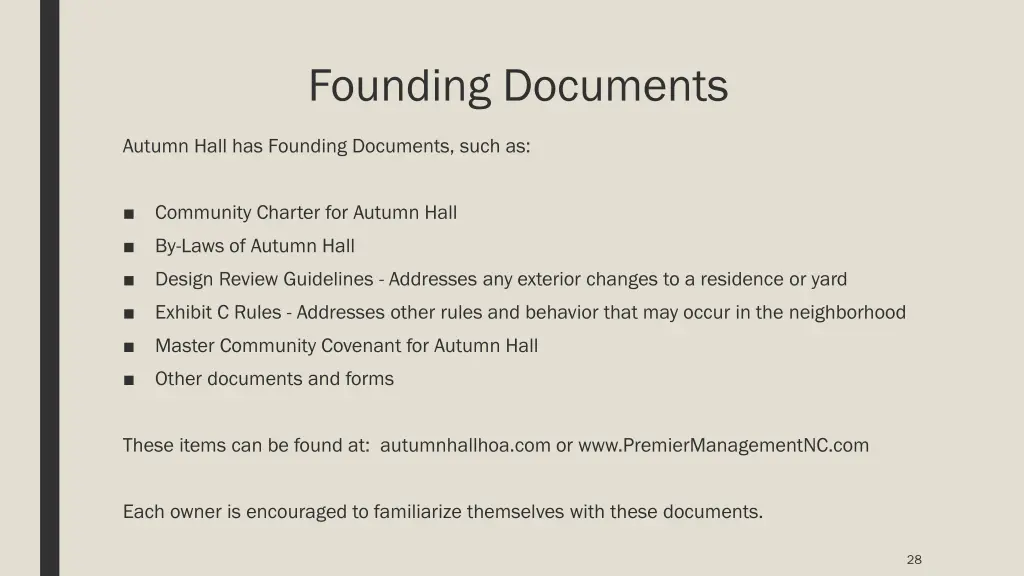 founding documents