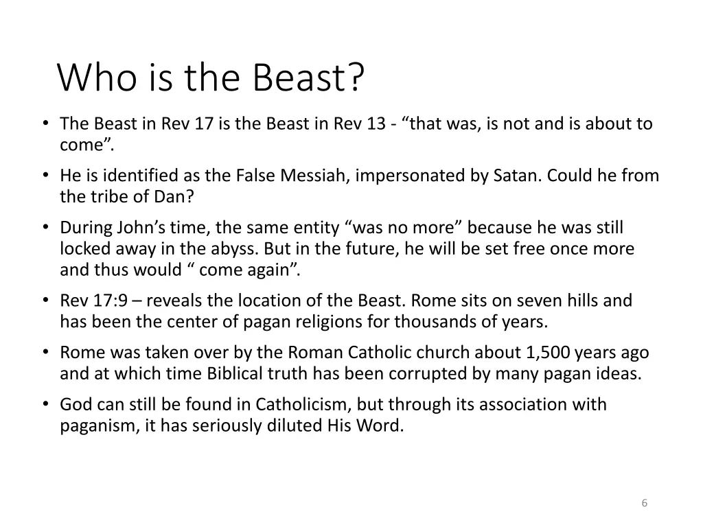 who is the beast