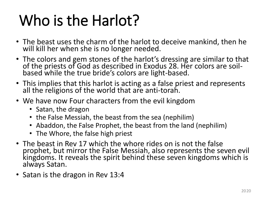 who is the harlot who is the harlot 1