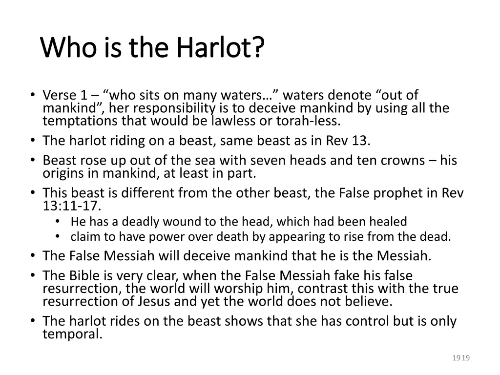 who is the harlot who is the harlot