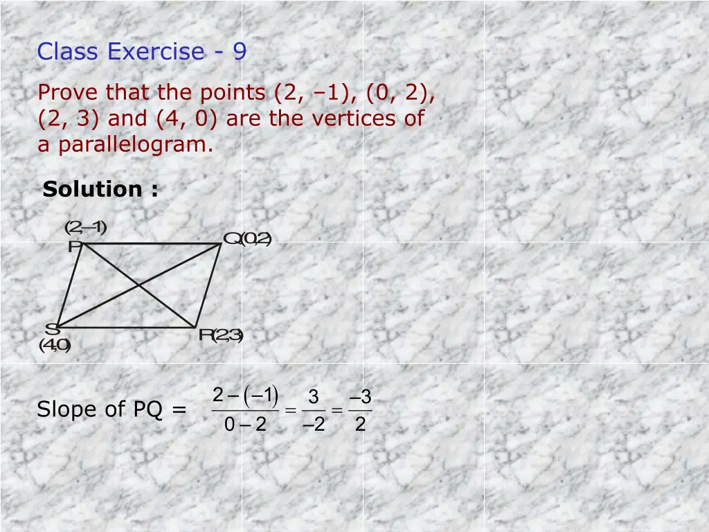 class exercise 9