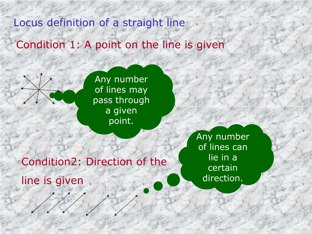 locus definition of a straight line 1