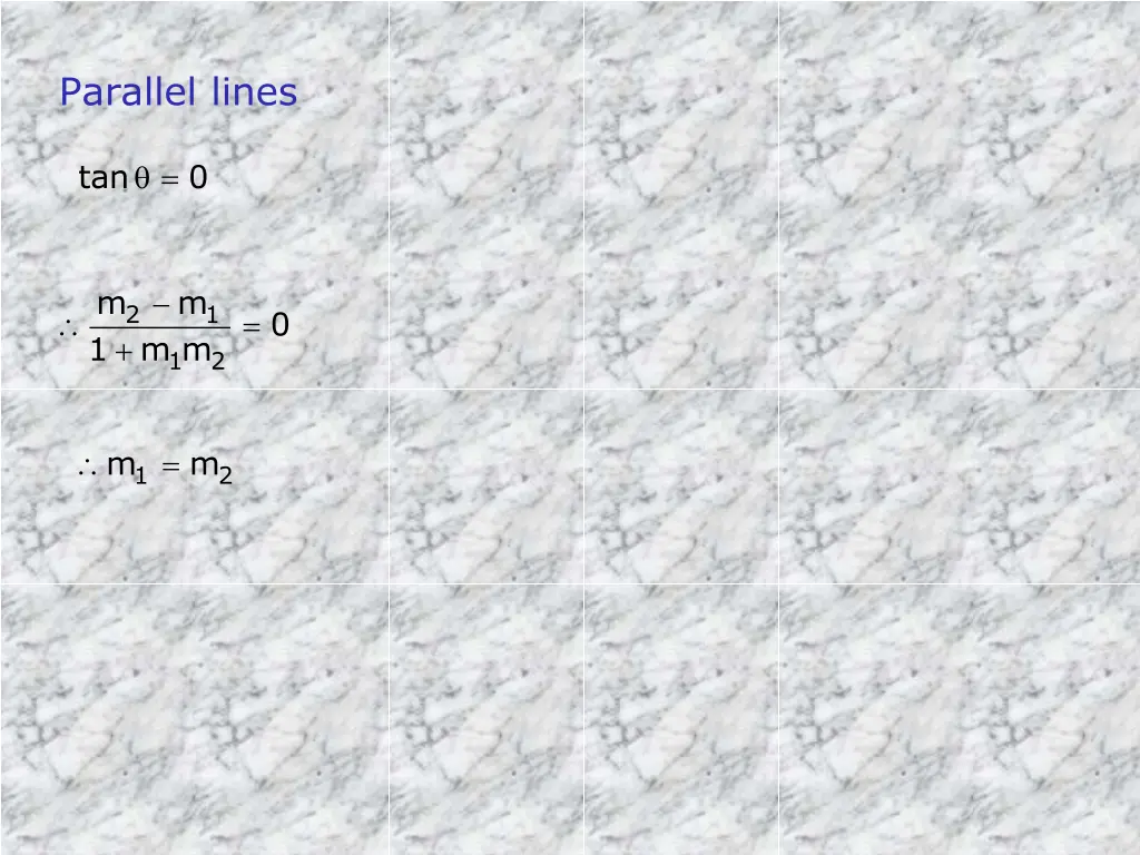 parallel lines