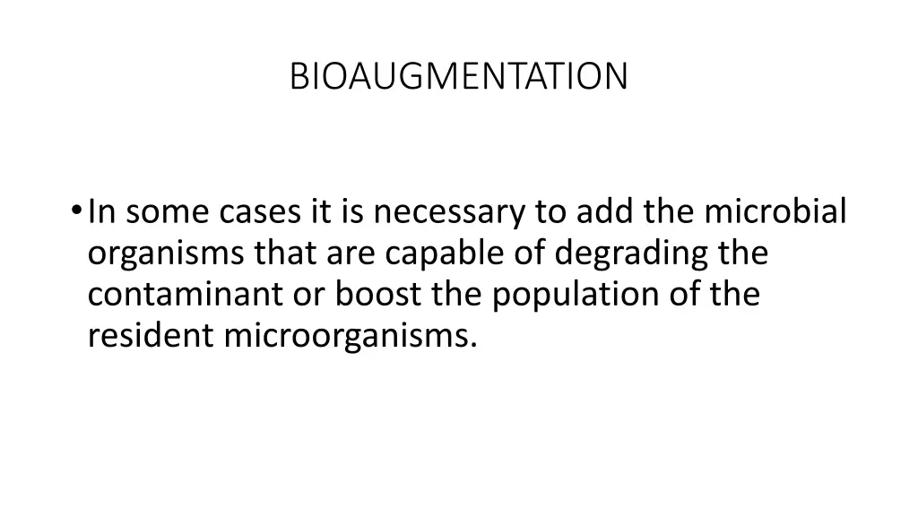 bioaugmentation