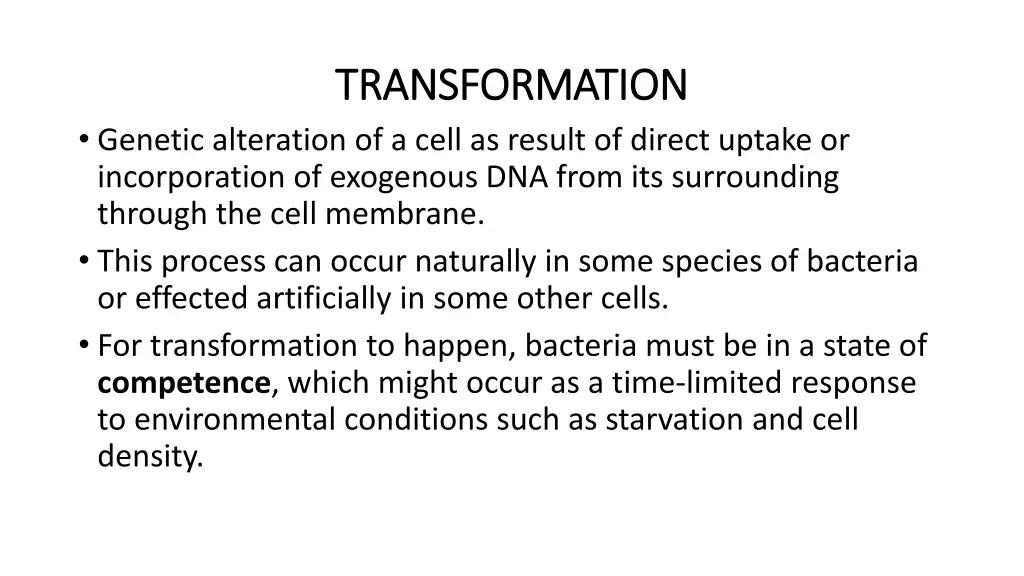 transformation transformation