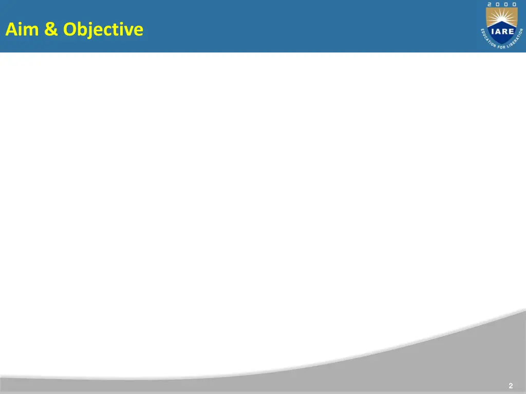 aim objective