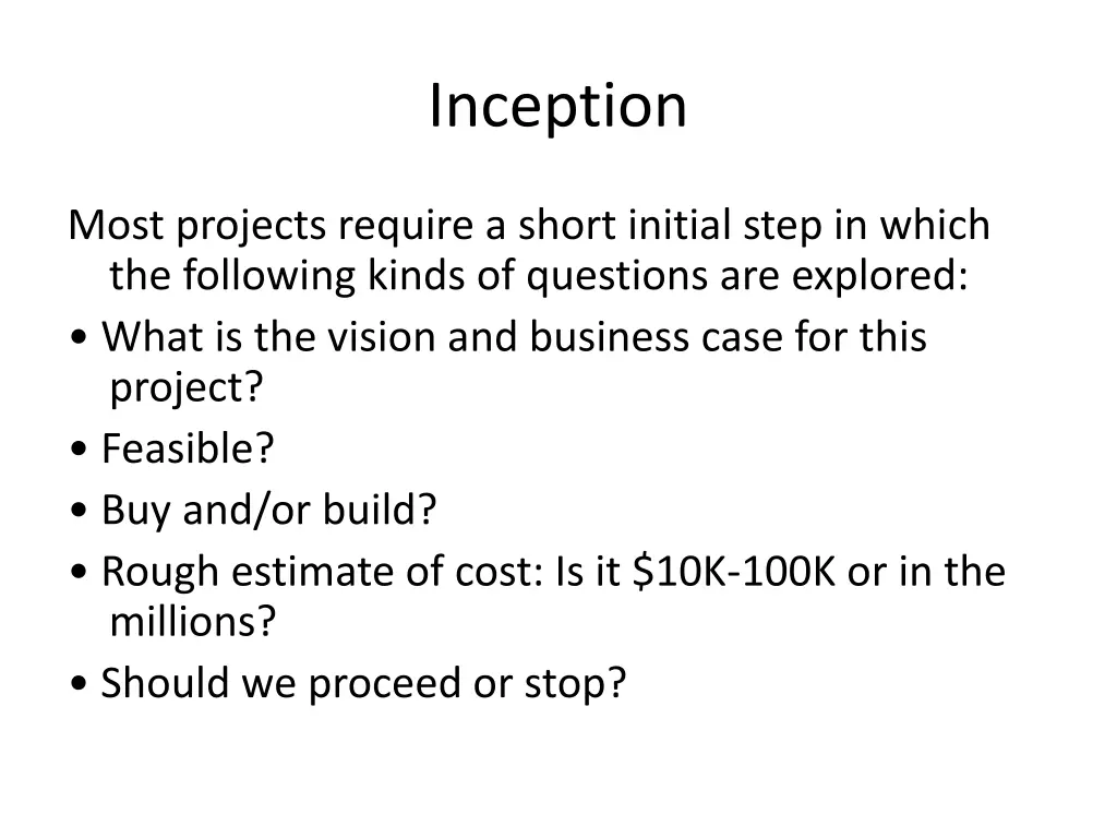 inception