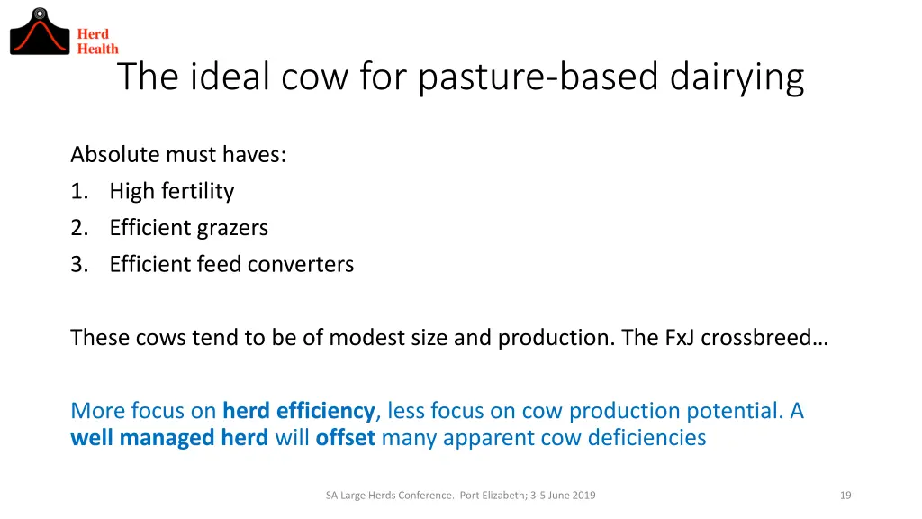 the ideal cow for pasture based dairying