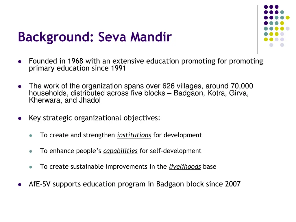 background seva mandir