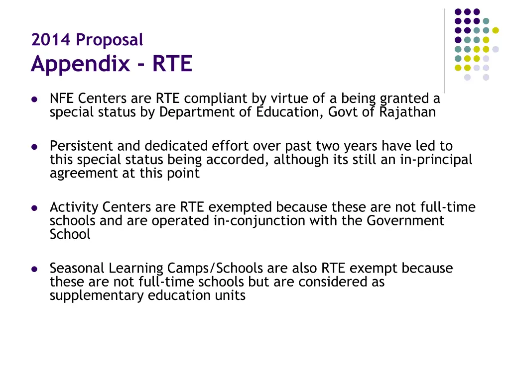 2014 proposal appendix rte