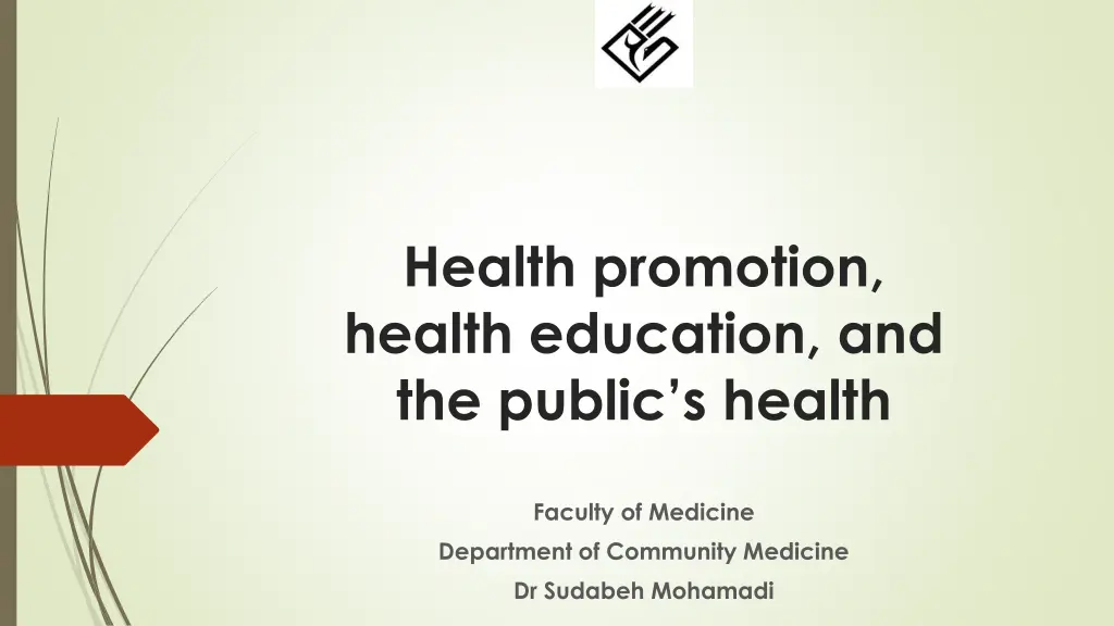 health promotion health education and the public