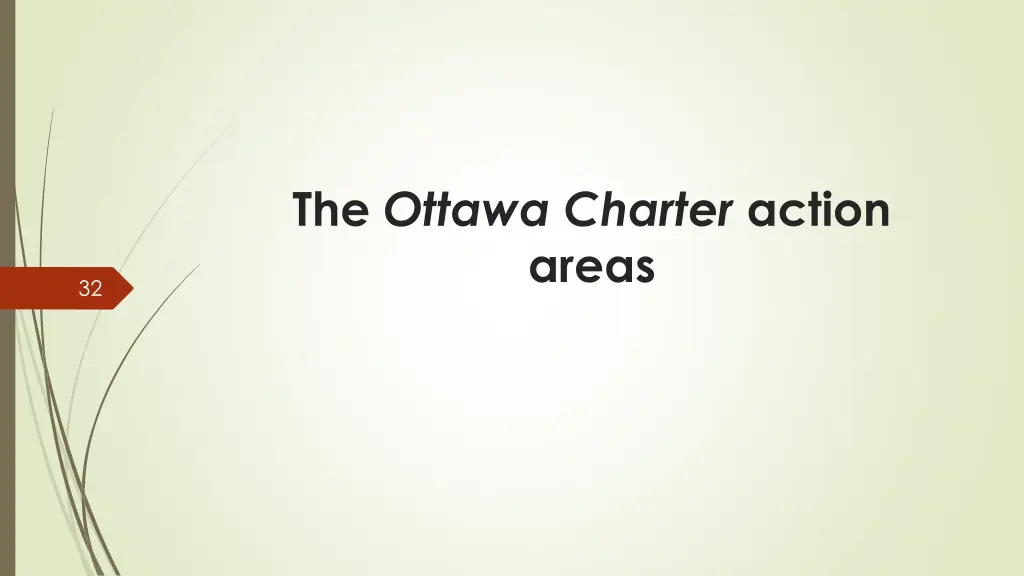 the ottawa charter action areas