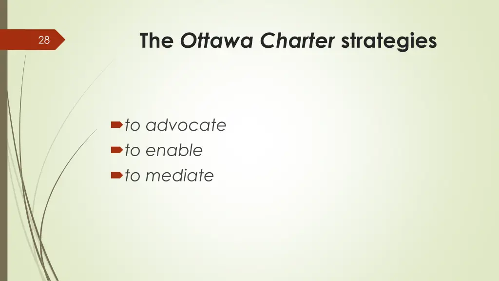 the ottawa charter strategies