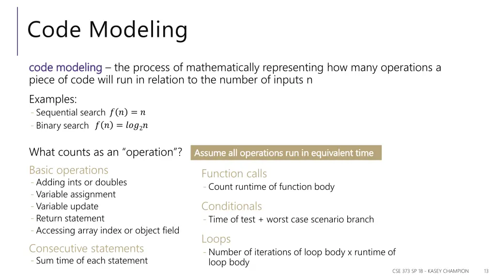 code modeling 1