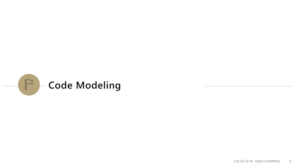 code modeling