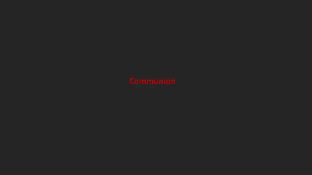 communion